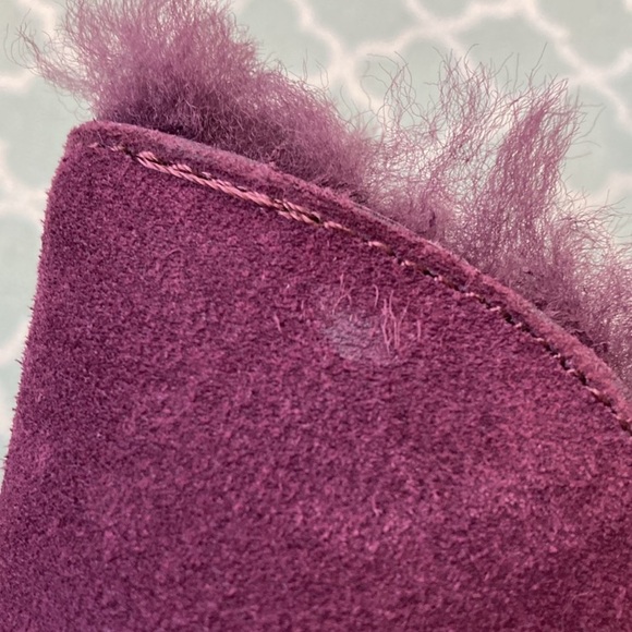 NWOT Koolaburra by UGG Purple Suede Booties 8 & Care Kit - Picture 8 of 10